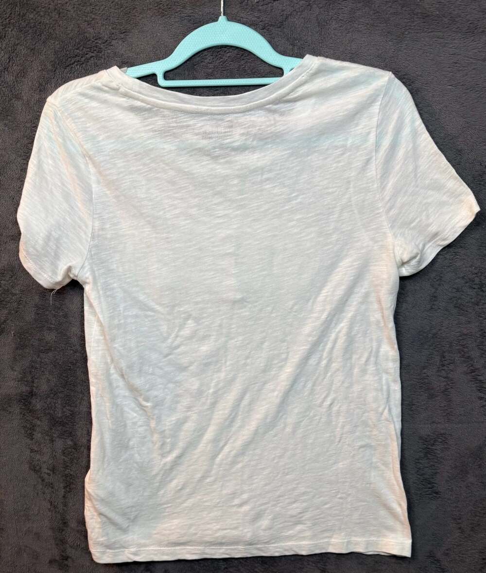 Tommy Hilfiger Denim Camo Box Logo T-Shirt Size S White - Picture 7 of 7